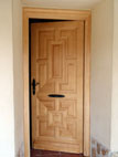 barnizado puerta entrada