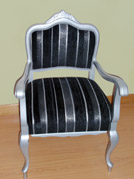 sillón gris